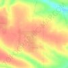 Топографічна карта Сонячне, висота, рельєф