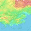 Топографічна карта Var, висота, рельєф