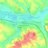 Топографічна карта Деражня, висота, рельєф
