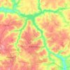 Топографічна карта Новомосковськ, висота, рельєф