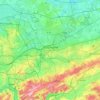 Топографічна карта Дортмунд, висота, рельєф