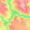 Топографічна карта Первомайськ, висота, рельєф