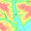 Топографічна карта Довжик, висота, рельєф