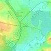 Топографічна карта Ходорів, висота, рельєф