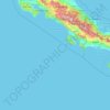 Топографічна карта Puntarenas, висота, рельєф