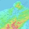 Топографічна карта Новий Тайбей, висота, рельєф