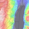 Топографічна карта מועצה אזורית מגילות ים המלח, висота, рельєф