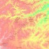 Топографічна карта Булган, висота, рельєф