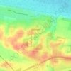 Топографічна карта Дубляни, висота, рельєф