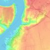 Топографічна карта Корабельний район, висота, рельєф