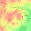 Топографічна карта 满洲里市 ᠮᠠᠨᠵᠤᠤᠷ ᠬᠣᠲᠠ, висота, рельєф