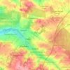 Топографічна карта Краснік, висота, рельєф