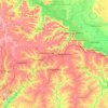 Топографічна карта Кам'янський район, висота, рельєф