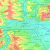 Топографічна карта Регенсбург, висота, рельєф