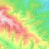 Топографічна карта Зимівки, висота, рельєф
