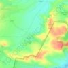 Топографічна карта Studená, висота, рельєф