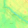 Топографічна карта Глобине, висота, рельєф