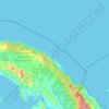 Топографічна карта Guna Yala, висота, рельєф
