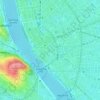 Топографічна карта 1053, висота, рельєф