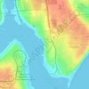 Топографічна карта Бурлача Балка, висота, рельєф