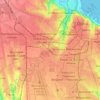 Топографічна карта Хаджибейський район, висота, рельєф