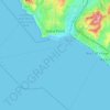 Топографічна карта Dana Point, висота, рельєф