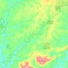 Топографічна карта Pike County, висота, рельєф