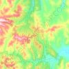 Топографічна карта Золотинка, висота, рельєф