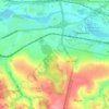 Топографічна карта Пісочин, висота, рельєф