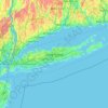 Топографічна карта Long Island, висота, рельєф