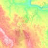 Топографічна карта сельское поселение Замежная, висота, рельєф