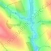 Топографічна карта Польове, висота, рельєф