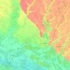 Топографічна карта Новодмитрівська сільська громада, висота, рельєф
