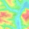 Топографічна карта Підгайці, висота, рельєф