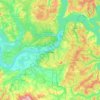 Топографічна карта Перм, висота, рельєф