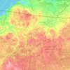 Топографічна карта Łyna/Лава, висота, рельєф