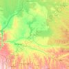 Топографічна карта Маї-Ндомбе, висота, рельєф