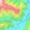 Топографічна карта Довгополе, висота, рельєф