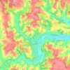 Топографічна карта Орловець, висота, рельєф