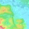 Топографічна карта Гусина Поляна, висота, рельєф