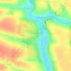 Топографічна карта Охримівці, висота, рельєф