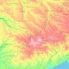 Топографічна карта Пологівський район, висота, рельєф