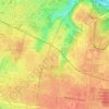 Топографічна карта Горіховий Гай, висота, рельєф