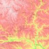 Топографічна карта Голованівський район, висота, рельєф