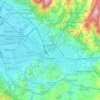 Топографічна карта Флоренція, висота, рельєф