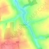 Топографічна карта Комишувате, висота, рельєф