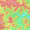 Топографічна карта Bad Laasphe, висота, рельєф