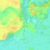 Топографічна карта Сосниця, висота, рельєф