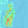 Топографічна карта Ilha de Itamaracá, висота, рельєф