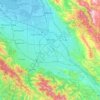 Топографічна карта Сан-Хосе, висота, рельєф
